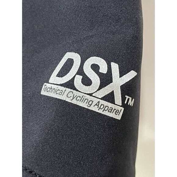 DSX Men's Technical Cycling Shorts L 80% Nylon 20% Spandex Black - Picture 2 of 8